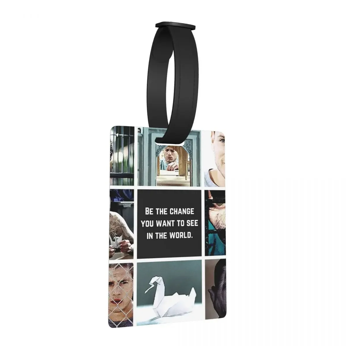 

Aesthetic Michael Scofield Luggage Tags Suitcase Accessories Travel Portable Baggage Boarding Tag Label Holder ID Name Address