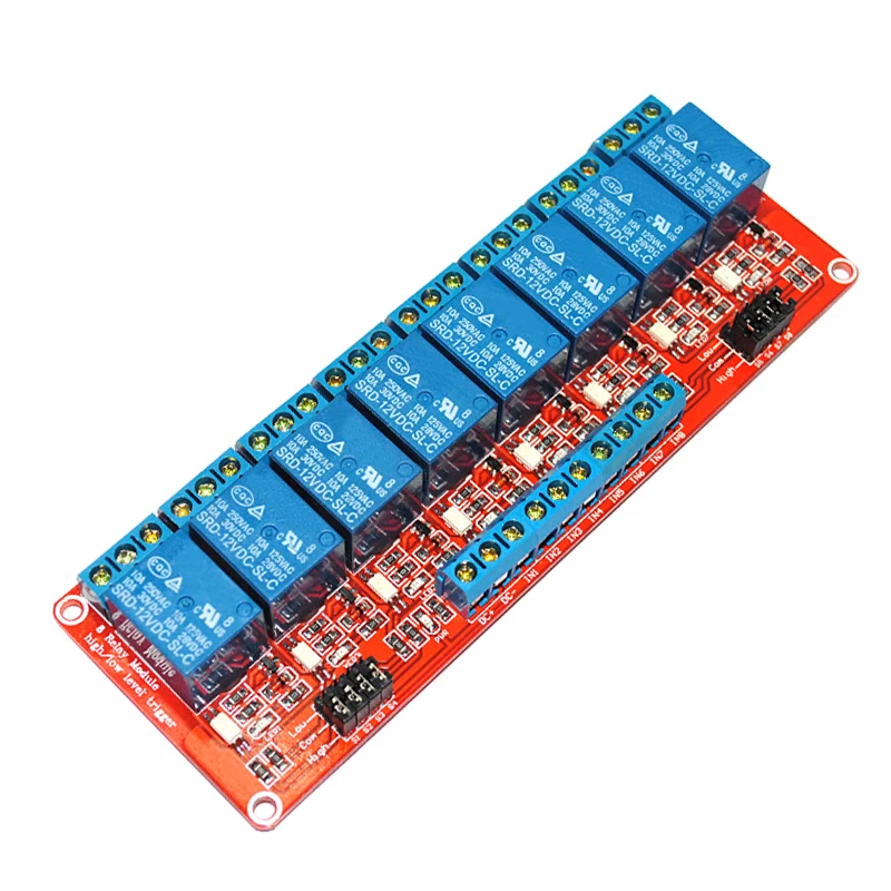 

8 road 12V relay module supports high and low level trigger eight-channel relay expansion board development board