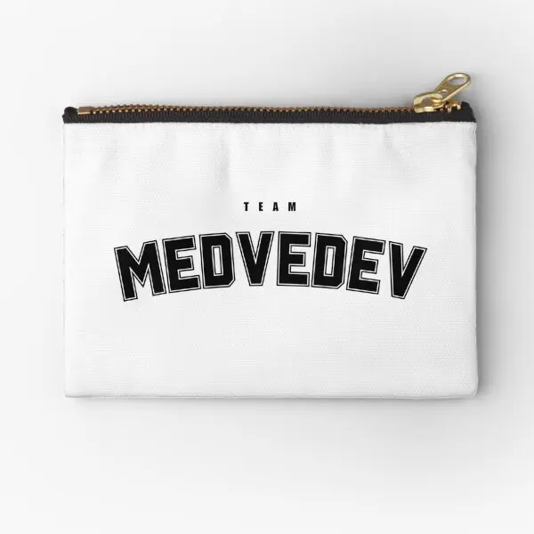 Team Medvedev Tennis Players Team Coll  Zipper Pouches Underwear Cosmetic Money Packaging Panties Storage Socks Women Men Small