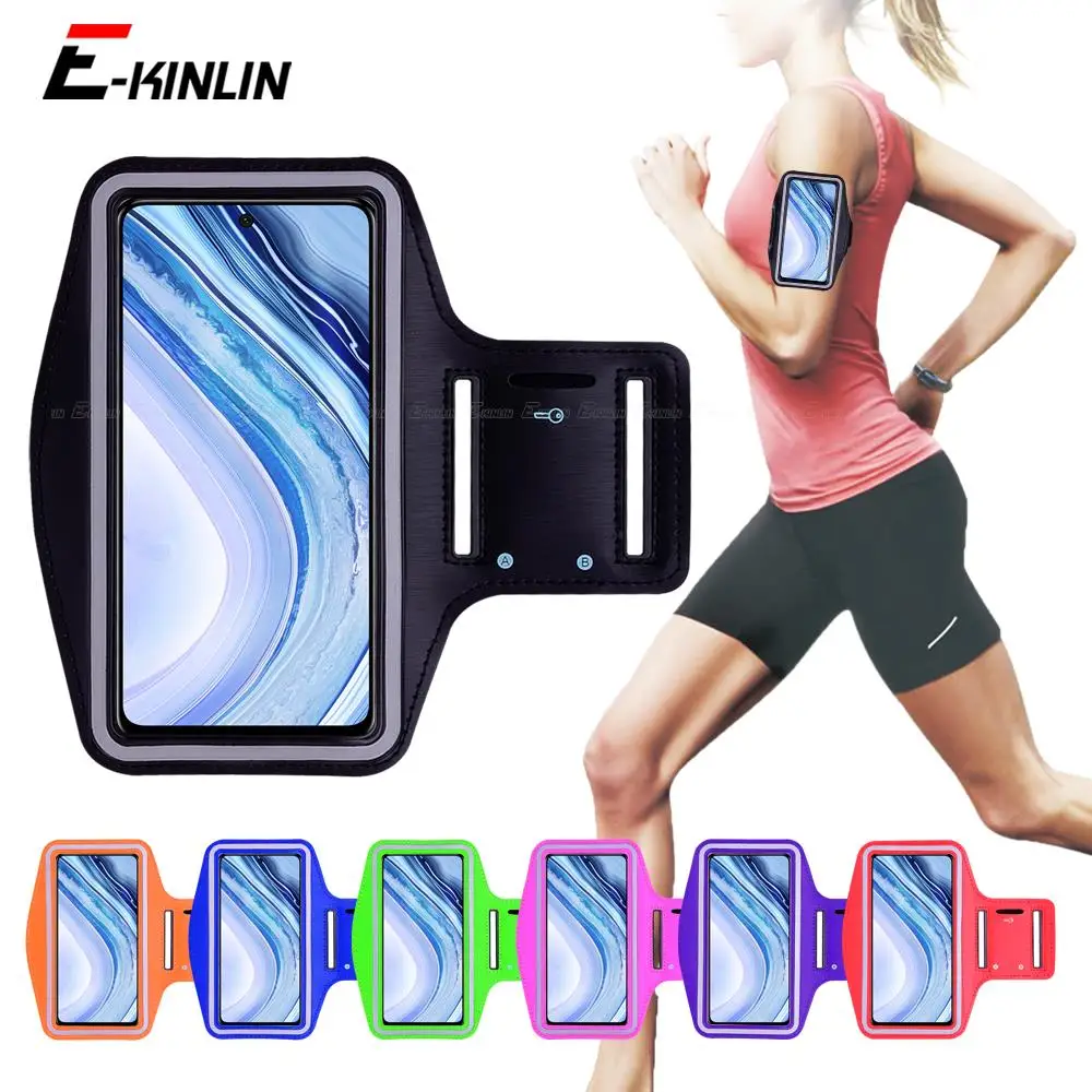 Running Gym Cycling Sport Workout Phone holder Bag Cover For Redmi Note 8 9 Pro Max 8T 9T 9S Arm Band Case