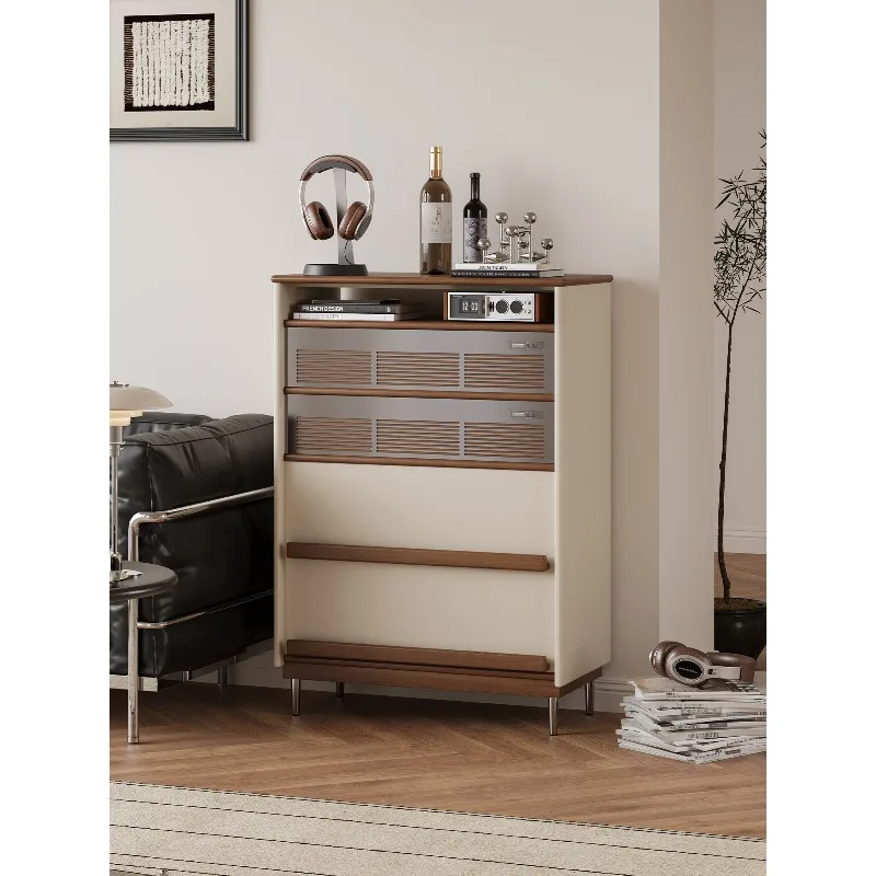 

Medieval solid wood chest, bedroom storage cabinet, living room wall locker