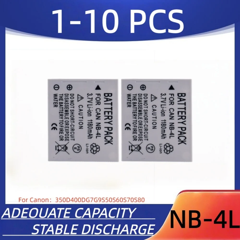 3.7V 1180mAh NB-4L Digital Camera Battery Suitable for Canon IXUS 130 115 220 110 117 100 230 120hs Is