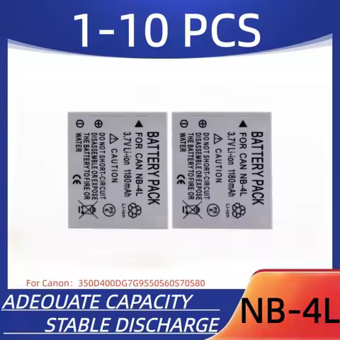3.7V 1180mAh NB-4L digital camera battery suitable for Canon IXUS 130 115 220 110 117 100 230 120hs is