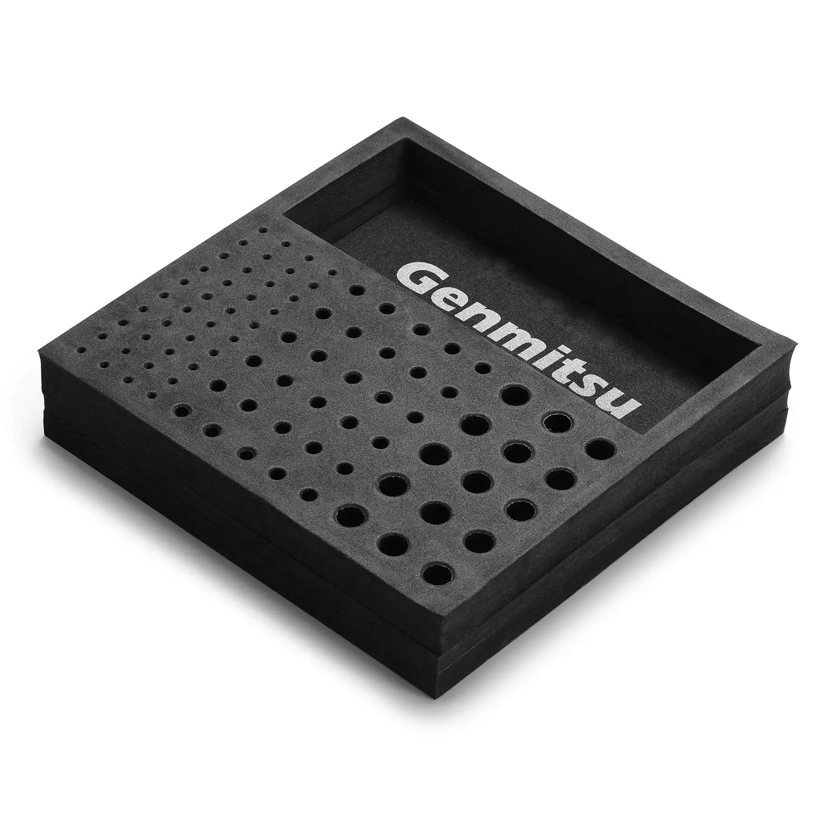 Genmitsu EVA CNC Milling Bit Storage Tray with 85 Holes, 200mm x 200mm x 43mm