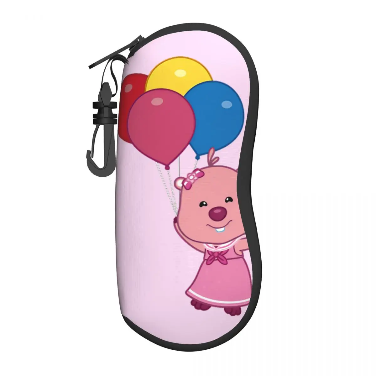 Cartoon Loopy With Balloon Glasses Case Men Women Portable Kawaii Eyeglasses Storage Box Vintage Eyeglasses Box