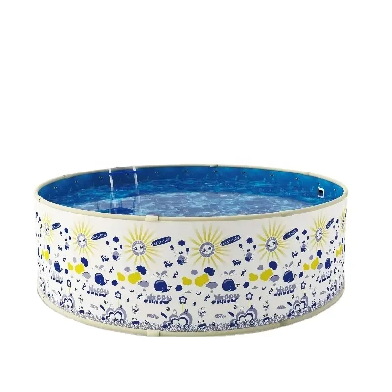 High Quality Oval Above Ground Pool Outdoor Family Metal Framed Swimming Pool for Backyard