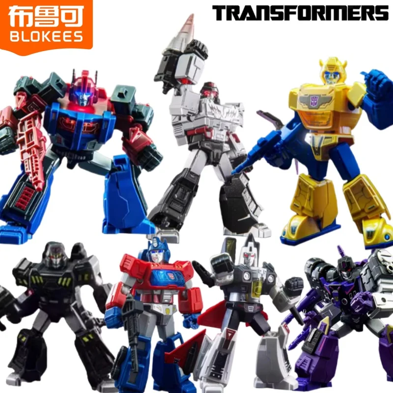 

BLOKEES Трансформеры Building Block Man Shining Edition 3nd Megatron Luminous Tarn Сборная модель игрушки в подарок украшение для рабочего стола