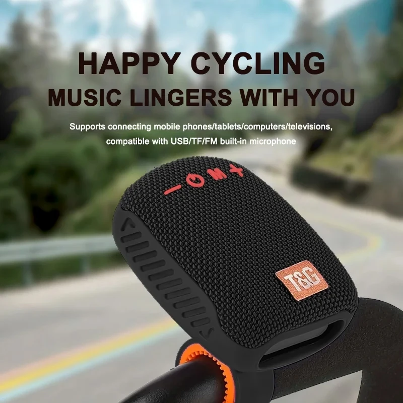 Wireless Portable Bluetooth Speaker Radio FM Subwoofer Waterproof Mini Sound Box Music Bass Small Caixa De Som Bicycle Bike Mp3 image 2