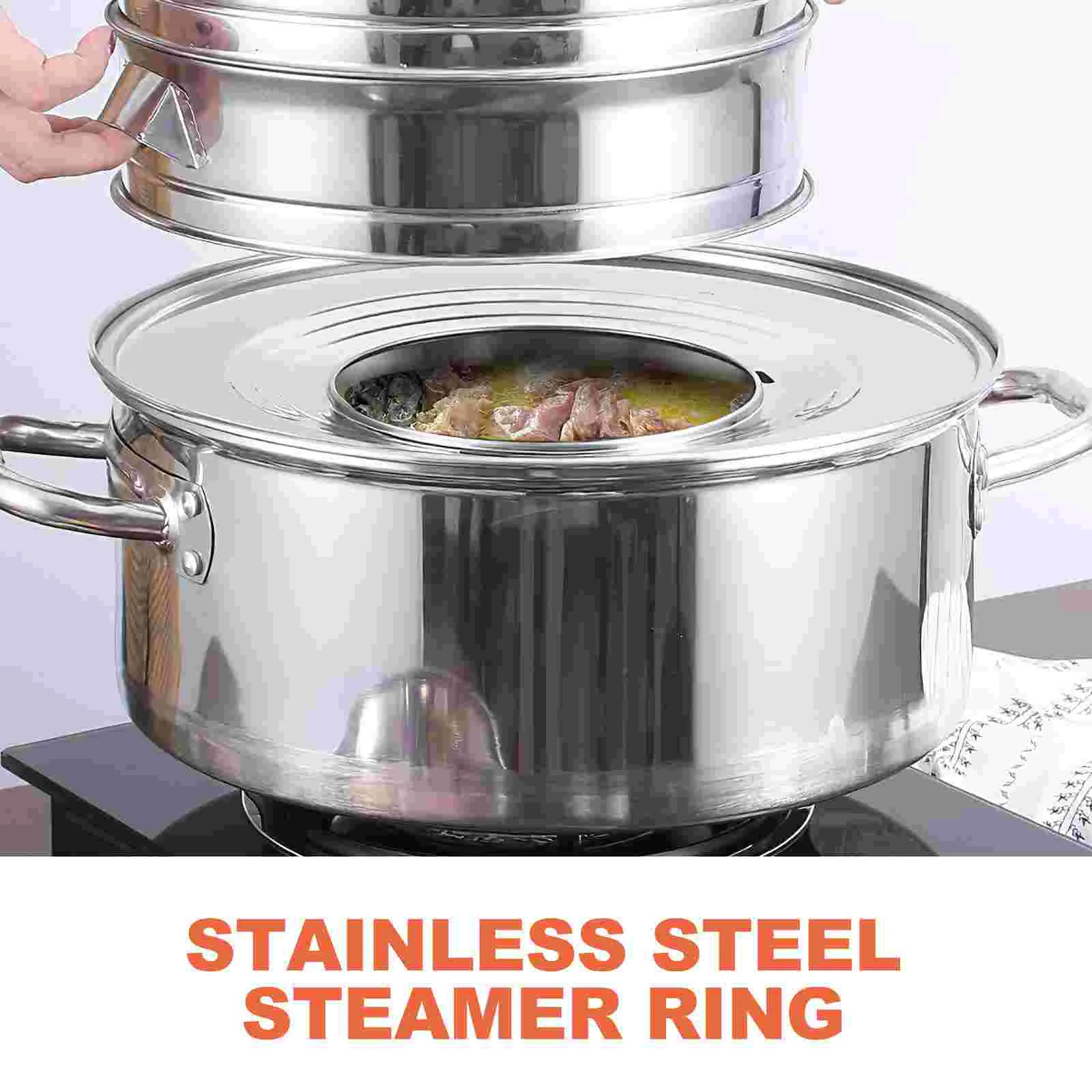 Round Kitchen Steamer Rack Ring Stainless Steel Kitchen Steamer Rack Ring Adapter Round Kitchen Steamer