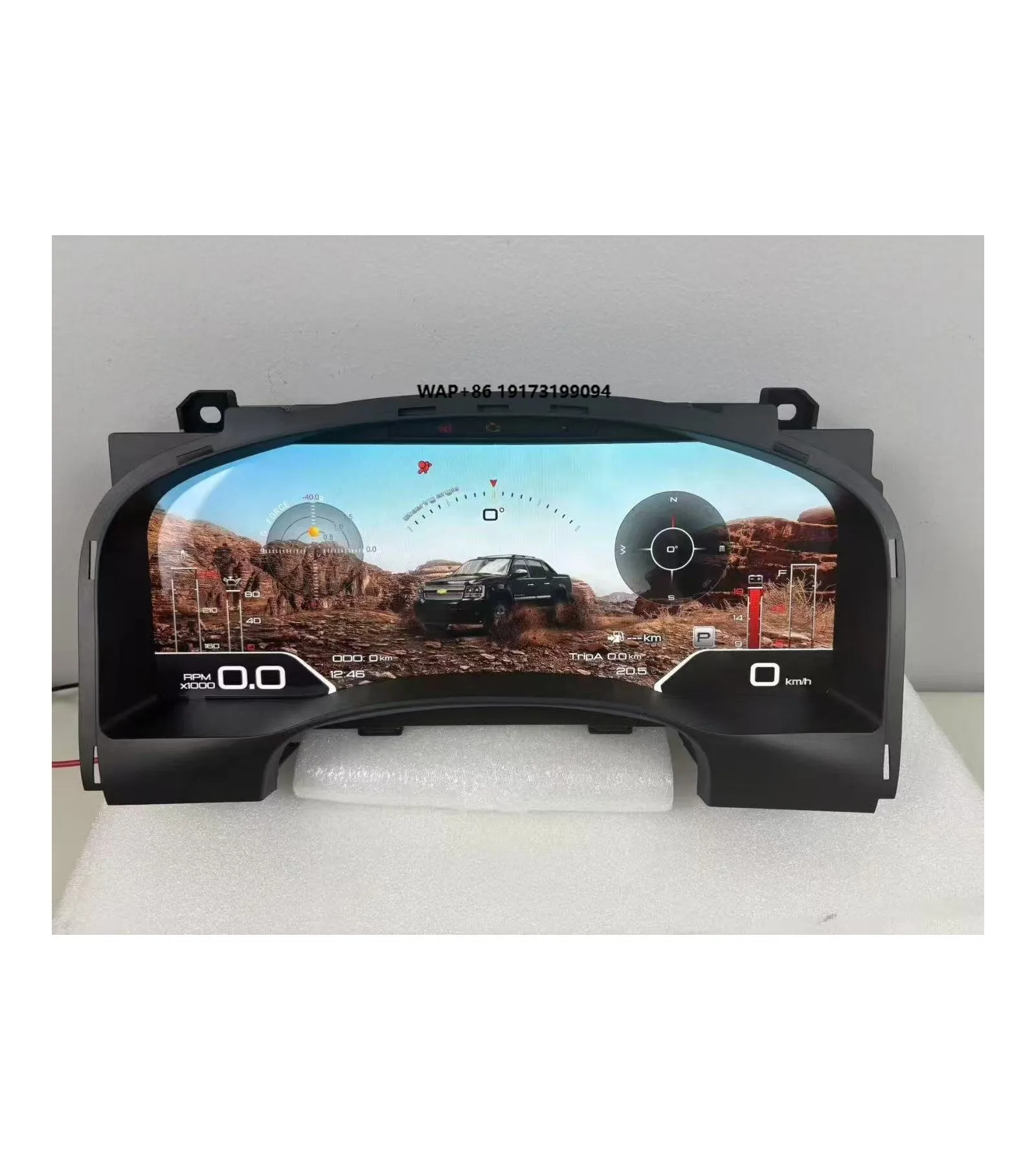 

Upgrade LCD Digital Cluster Speedometer Instrument New Auto Meter for GMC Yukon