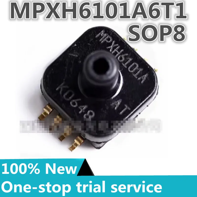 2-50pcs %New original MPXH6101A6T1 SOP8 2.18PSI ~ 15.23PSI (15kPa ~ 105kPa) 58.02PSI (400kPa) Absolute pressure sensor