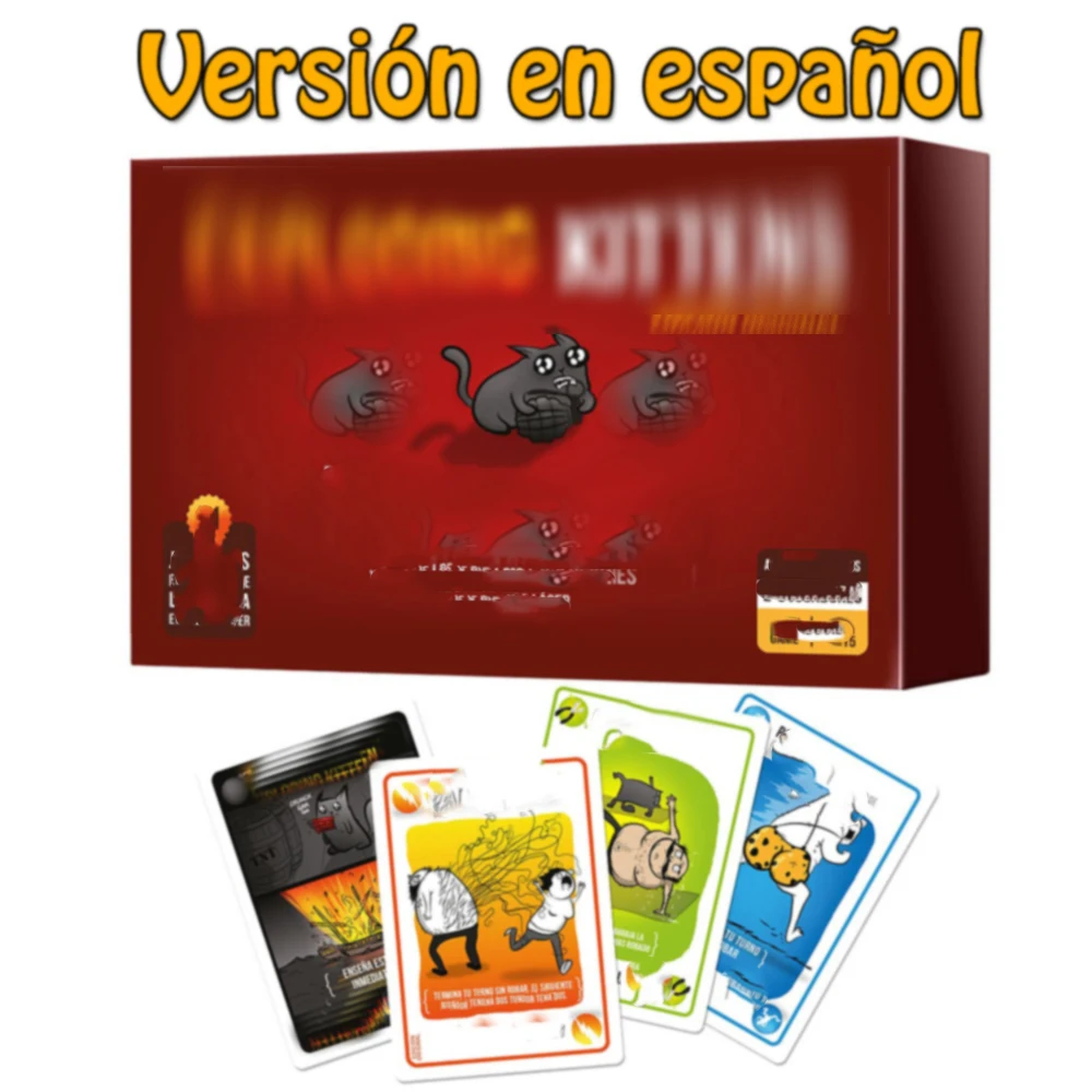 لعبة EK اللوحية espanol القط الأحمر الترفيه حفلة لعبة بطاقة الألعاب لعبة اللوحة ألعاب حفلات الأصدقاء مناسبة كهدية