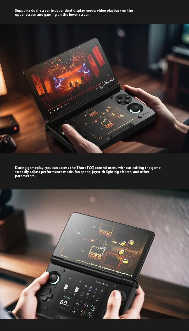 Pre-sale AYN Thor Handheld Game Console - 6'' OLED Dual Screen