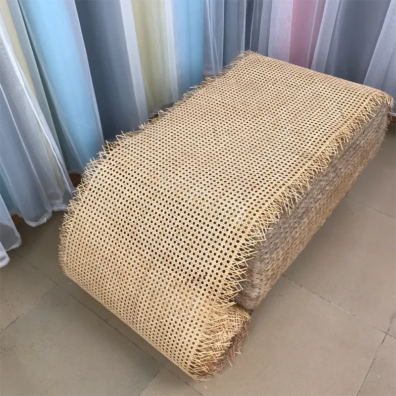 40/45/50/55CM X 4 Meter Plastic Rattan Cane Webbing Sheet Home Webbing Roll Chair Table Ceiling Furniture Decoration Material