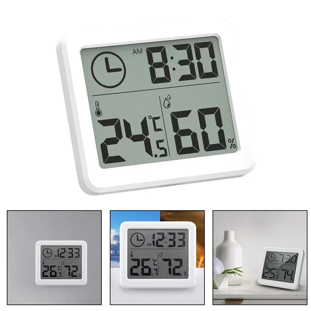 Indoor Temperature Monitor Digital LCD Thermometer High Stability & Accuracy Indoor & Outdoor Temperature Display