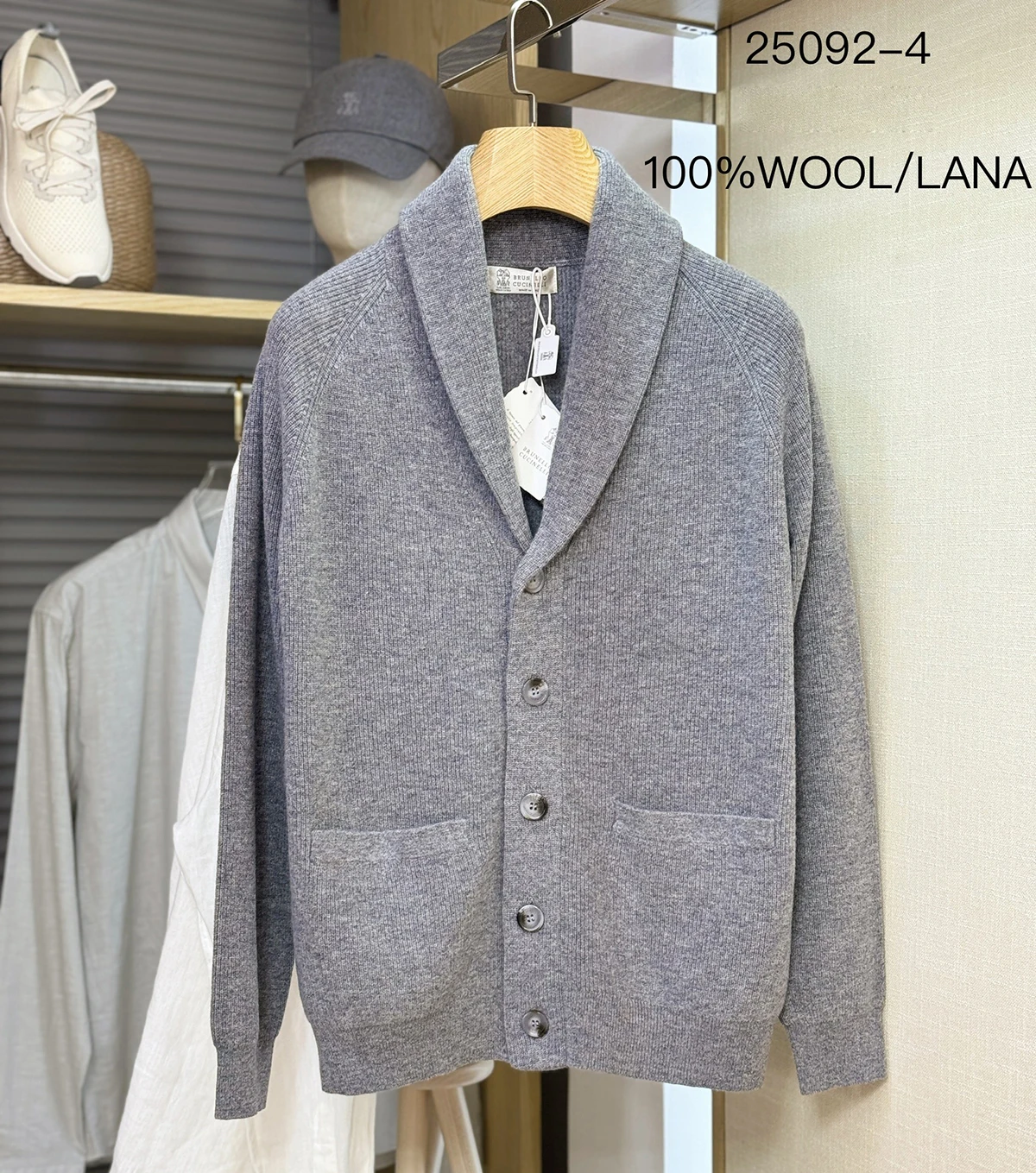 BILLIONAIRE BLKA CPTG Jacket wool men 2025 Autumn New knitting Button Simplicity Casual high quality Coat big size M-4XL