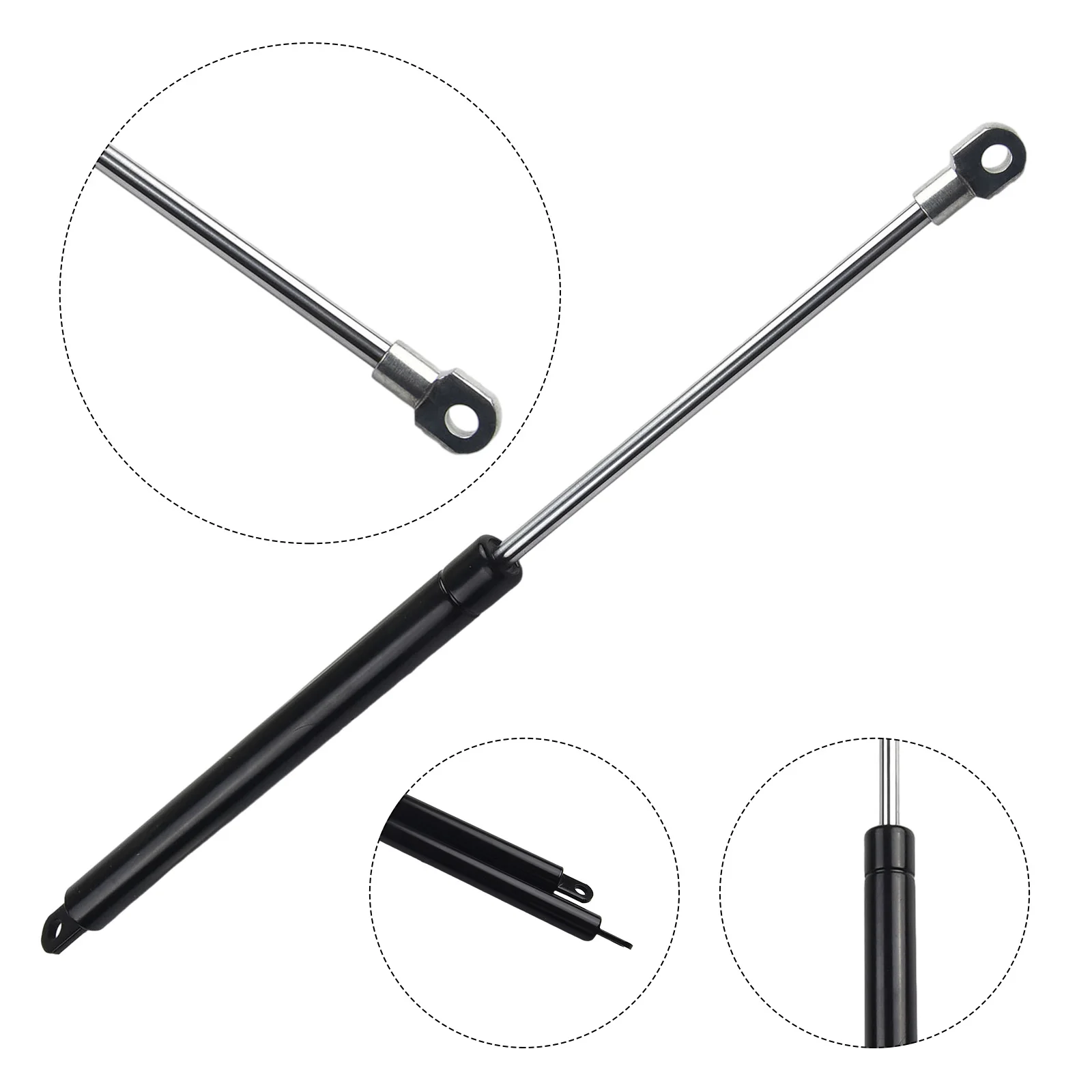 2pcs 340mm / ±2 Mm Car Gas Struts Bonnet Hood Trunk Tailgate Shock Lift Strut Support Bar Gas Spring Bus Bed Truck Boat Window