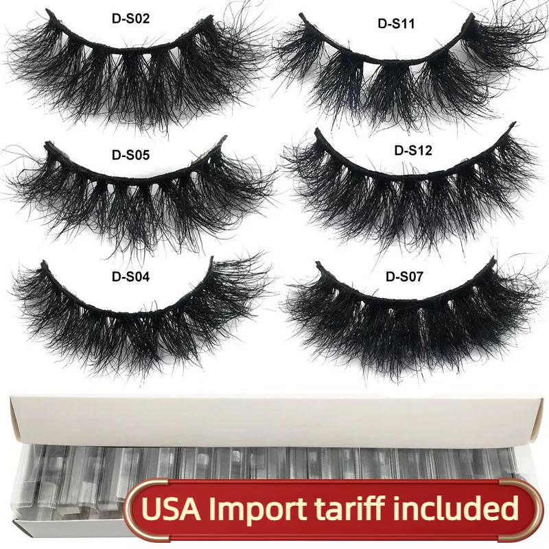Wholesale Mink Eyelashes 10-50 Pairs / Bulk Volume Soft Messy Fluffy Lashes Extension Natural False Eyelashes Makeup Mink Lashes