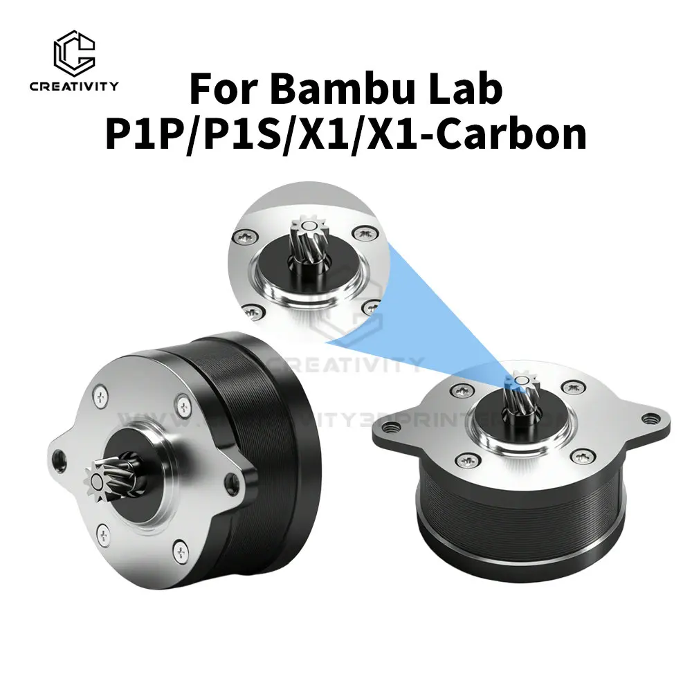 

Bambu Lab X1/P1 Extruder Motor 36mm Circular Stepper Motor with 9-Tooth Gear - Extruder Replacement for Bambu Lab X1/P1 Series