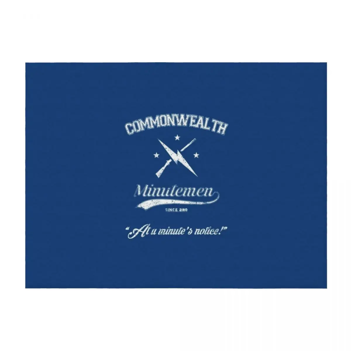 

Commonwealth Minutemen Throw Blanket Multi-Purpose Nap Hairys Blankets