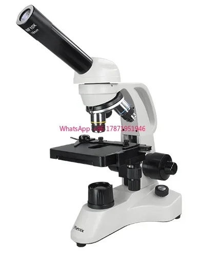 PH35- 640X Students Easy Use Portable Optics Microscope Monocular Biological Microscope with LED Light