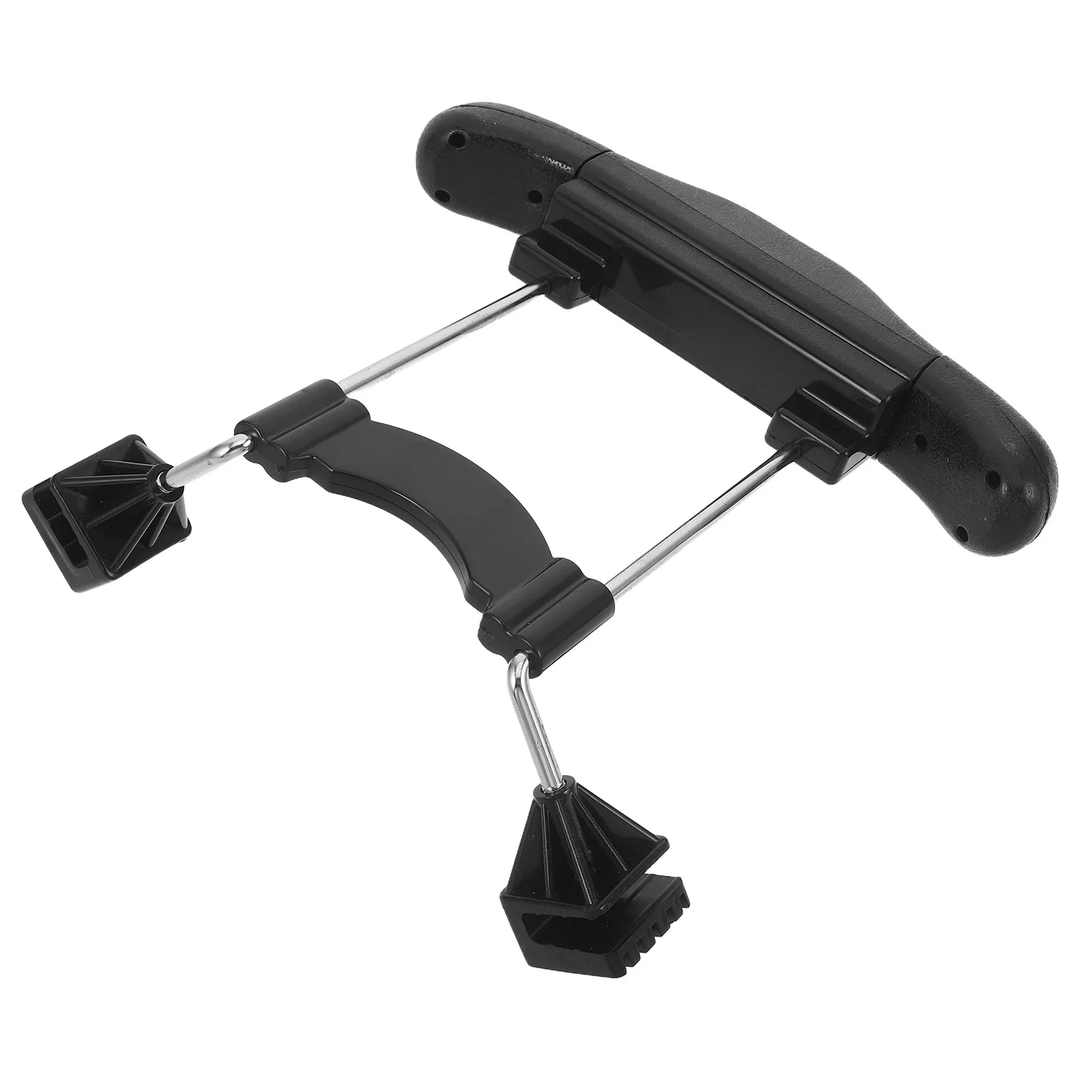 Vehicle Headrest Coat Hanger Retractable Plastic Car Backseat Clothes Rack for Suits Jackets Shirts Travel Organizer Grey