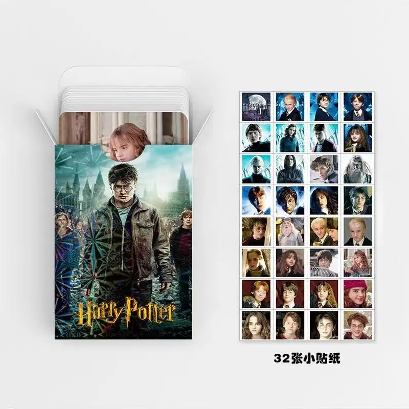 92 PCS Harry Potter Mini Cards, 3-Inch Photo Cards, Mini Stickers, Double-Sided LOMO Cards, Postcards, Fan Collectible Cards - view 2