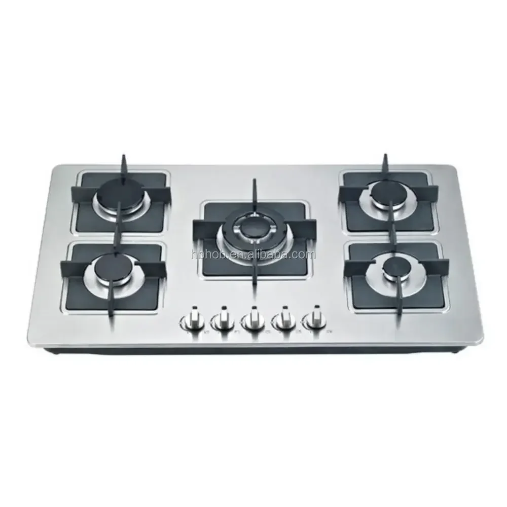 

New italian style household 5 burner gas stove