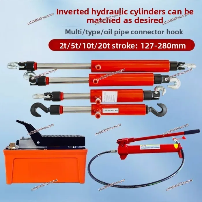 Cylinder hydraulic foot pump powerful and efficient long stroke tensioner
