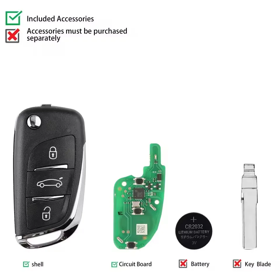 1 ชิ้น/ล็อต Xhorse XEDS01EN E Series รีโมทกุญแจรถ Super ชิป VVDI Key เครื่องมือ Max รุ่นภาษาอังกฤษ