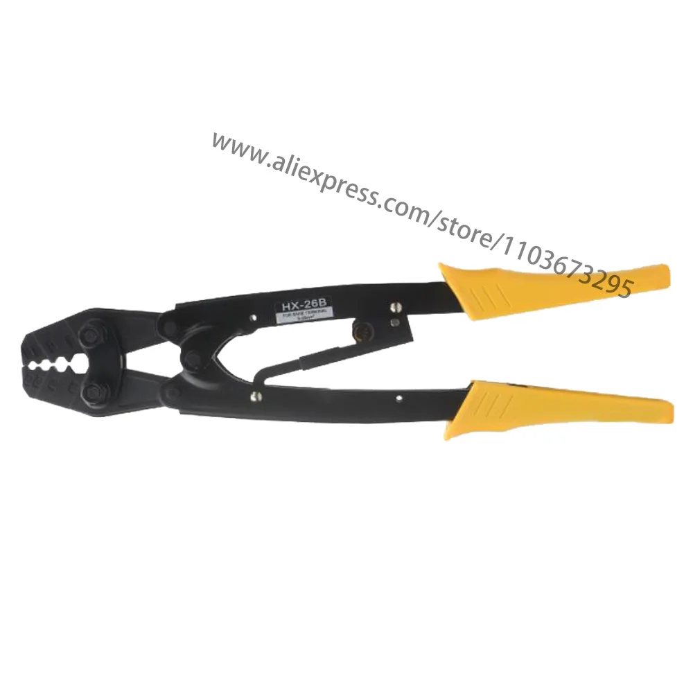 HX-26B pliers ratchet terminal crimping Tool Non-insulated terminals hexagonal type 10-3AWG 6-25mm2