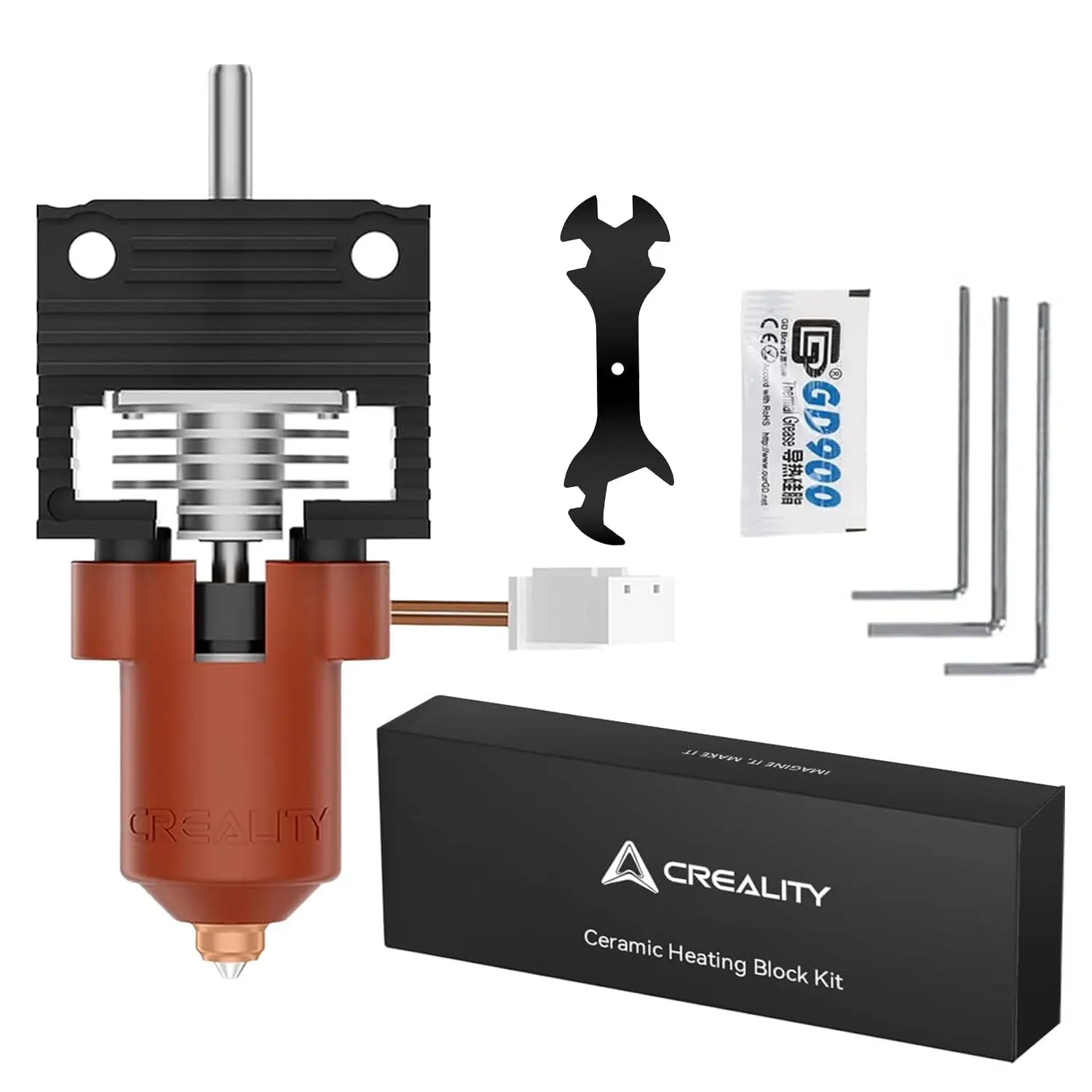 Creality 2025, neue Version K1/K1 Max/K1C Keramik-Heizblock-Kit, Anschluss mit Schnalle, kompatibel mit K1/K1 Max/K1C/K1 SE – Detail 9