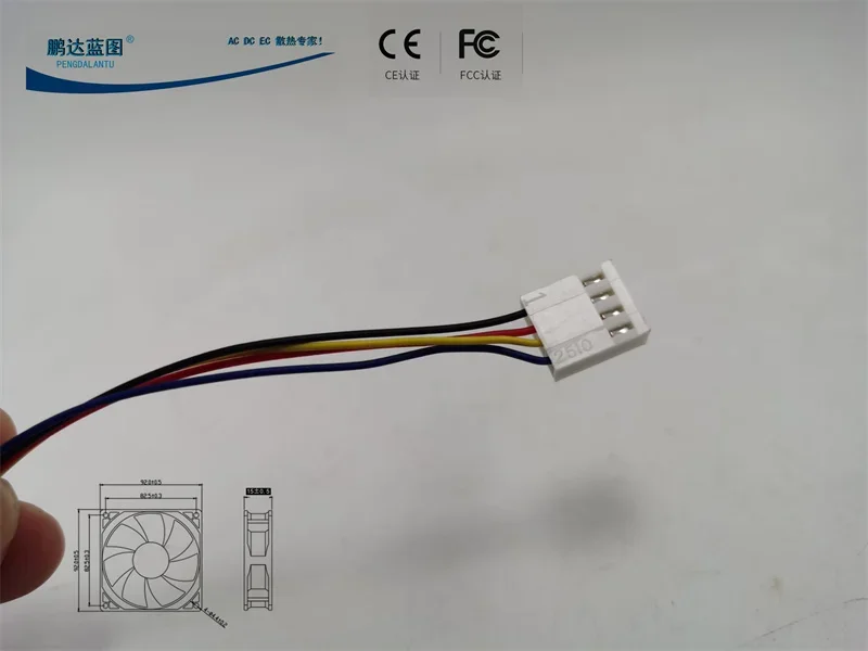 Blueprint 9015 9215 Double Ball 9.2cm Max Airflow Rate 12V Temperature Control PWM Computer Chassis Cooling Fan 92*92*15MM