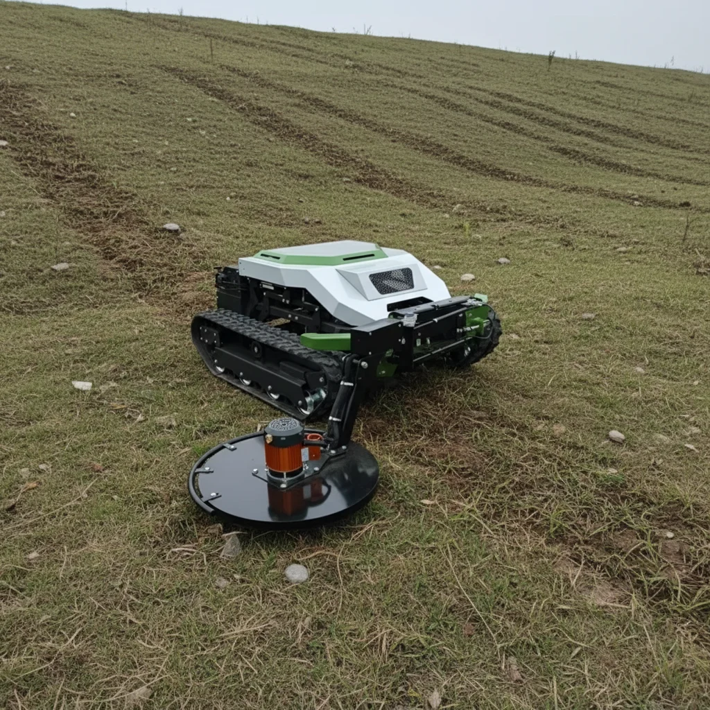 Customize 2026 Hot Sale RC Remote Control Crawler Lawn Mower For Home Garden Park Use