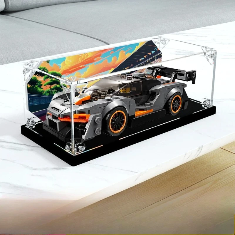 For LEGO 75892 McLaren Senna speed racing integrated model storage display box