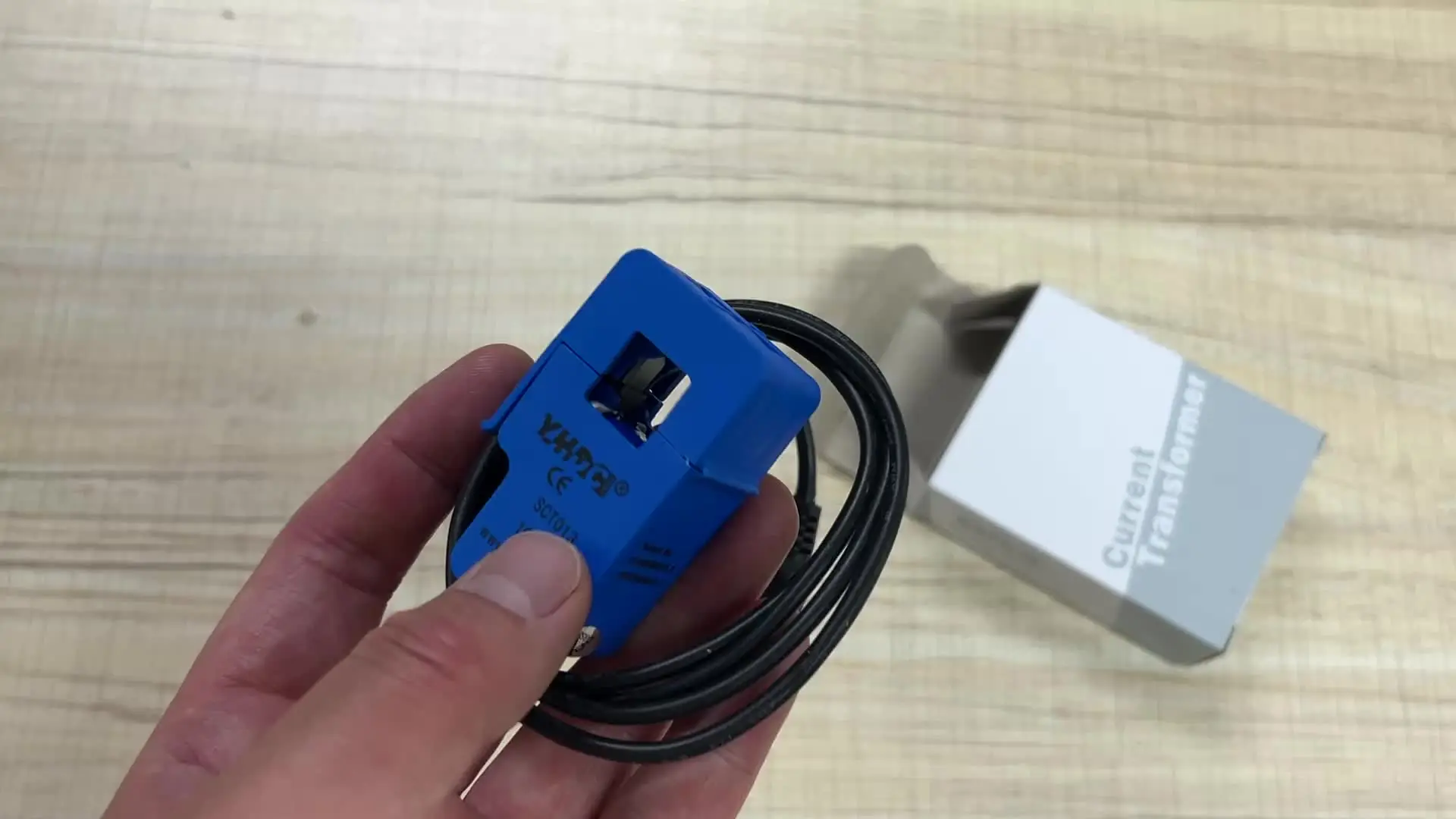 100 A nicht-invasiver Wechselstrom-Sensor, geteilter Kern SCT-013-000 Transformator mit 13 mm Öffnung für Motor- und Geräteüberwachung (100 A, 50 mA