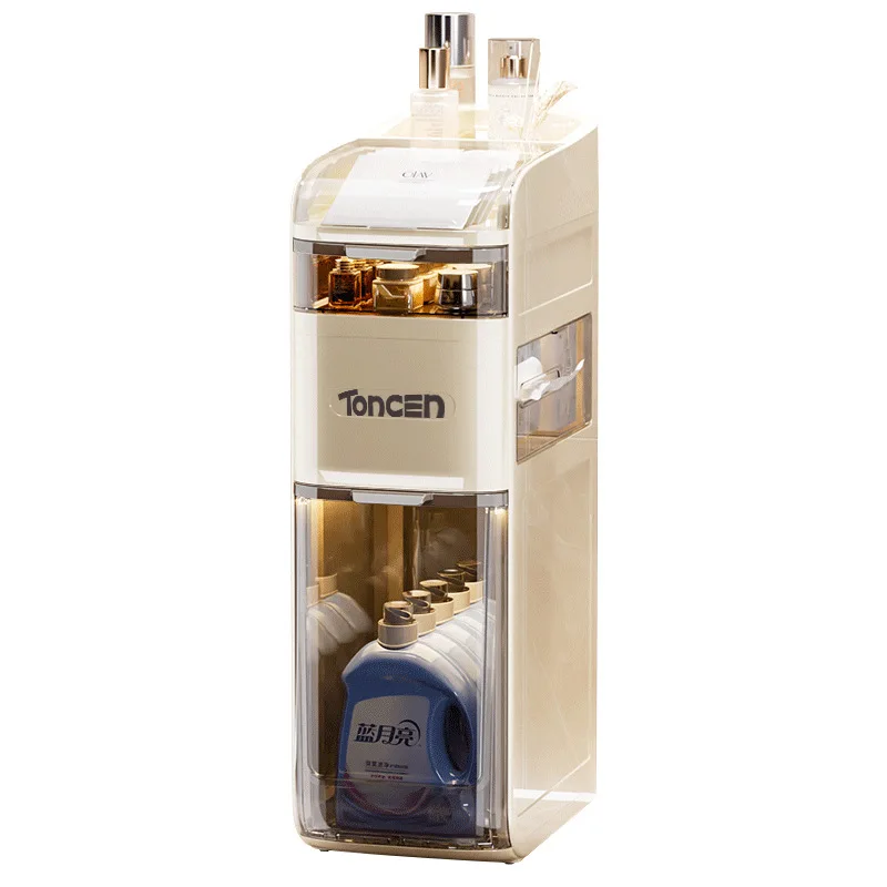 

Bathroom Crack Cabinet Shelf Multifunctional Toilet Toilet Side Slit Cabinet Floor to Floor Drawer Locker