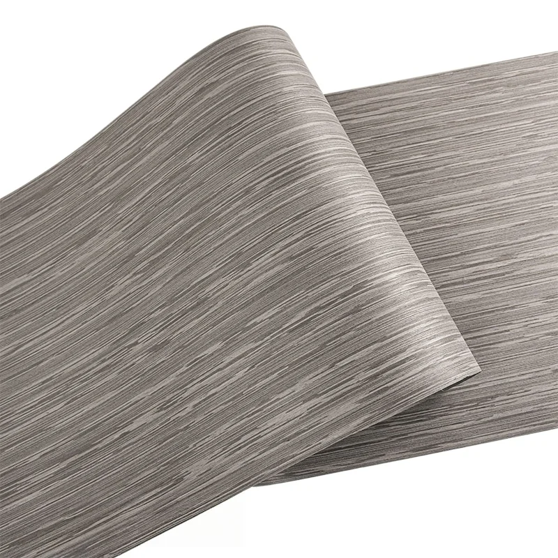 Gray Sandalwood Engineered veneer, 0.5mm, 250x58cm, For Architectural Model & Cabinet Veneering.(Backing Non-woven Fabric)