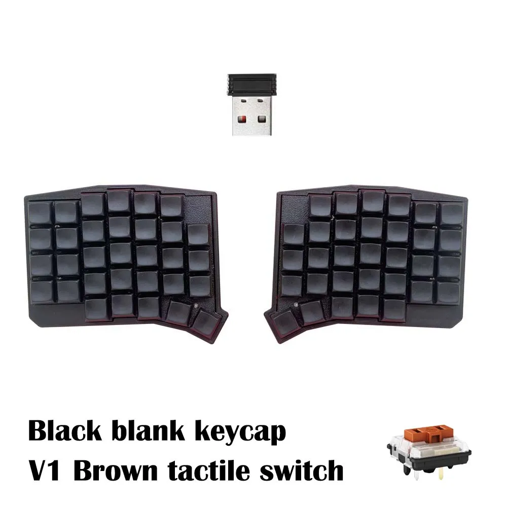 Chocソフレ ロープロファイル 分割式メカニカルキーボード 2.4G無線