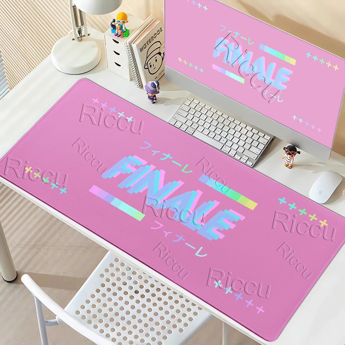 Large Size Purple Finale Mouse Pads Gamer Office Accessories Mats Japanese Style PC Computer Mechanical Keyboard Protection Pads