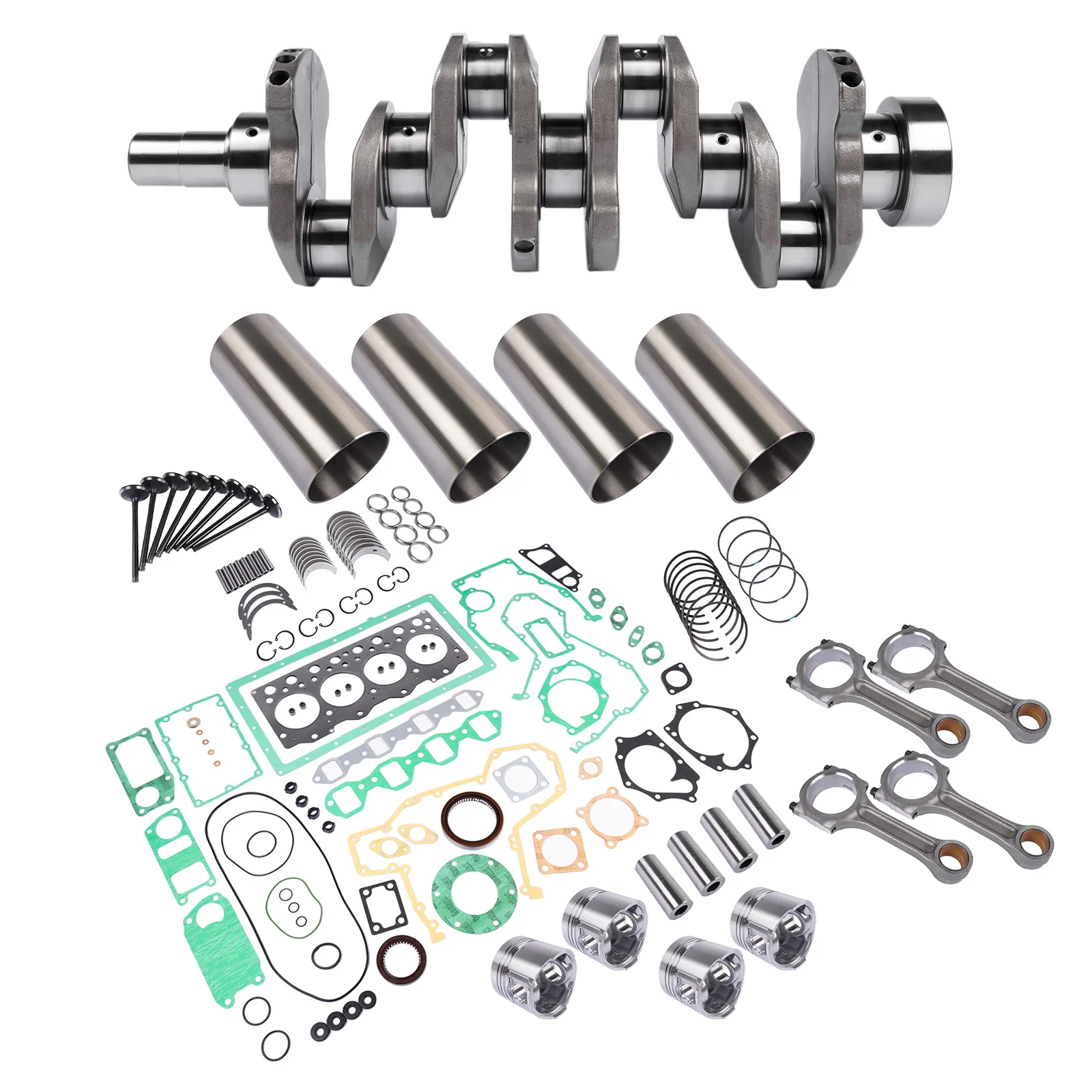 

AP01 Комплект для капитального ремонта стержня коленчатого вала для экскаватора-погрузчика двигателя Cummins B3.3, новый C6204311111 21041601 4993830 4992926