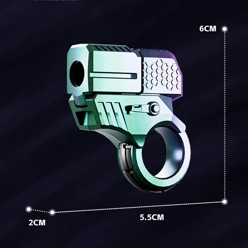 Liga anel de inquietação edc mini metal dedo trimmer ponta do dedo giroscópio tdah ferramenta adulto alívio do estresse ansiedade brinquedo escritório brinquedo presente