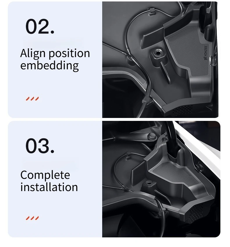 Für Tesla 3/Y/YL Highland Juniper 2026: Vordere Kabinen-Anti-Verstopfungsabdeckung, Wasserkanalabdeckung und Blätterblockierender Frunk-Schmutzfilter – Detail 12