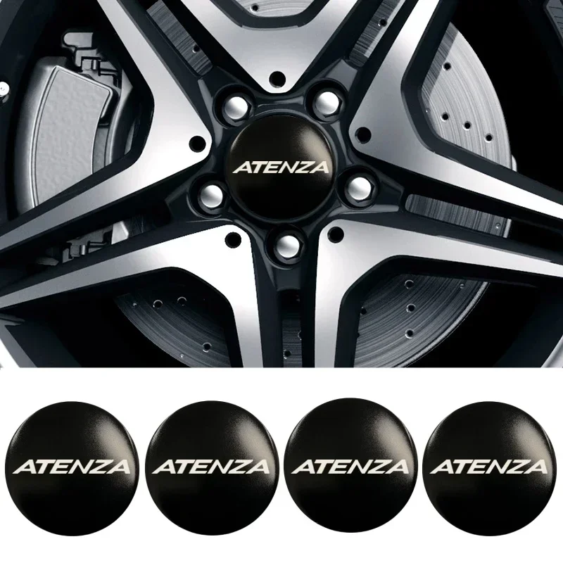 56/60/65mm Car Wheel Center Hub Stickers Covers for ATENZA MS Axela CX-3 CX-4 CX-5 CX-8 CX-7 Demio BT50 MPS RX7 RX8