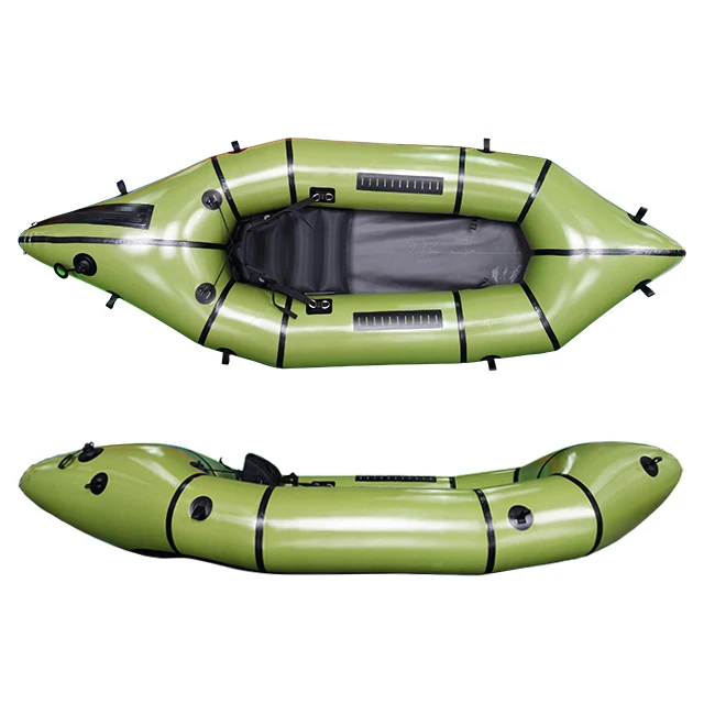 Lightweight Inflatable TPU  Rowing Boat White Water Packraft