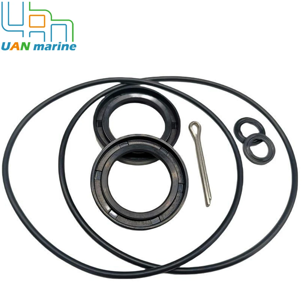 09282-30006 Lower Unit Seal Kit with Prop Shaft Oil Seal O-Ring Gasket for Suzuki Outboard 09280-00040 09280-00047 09204-03003