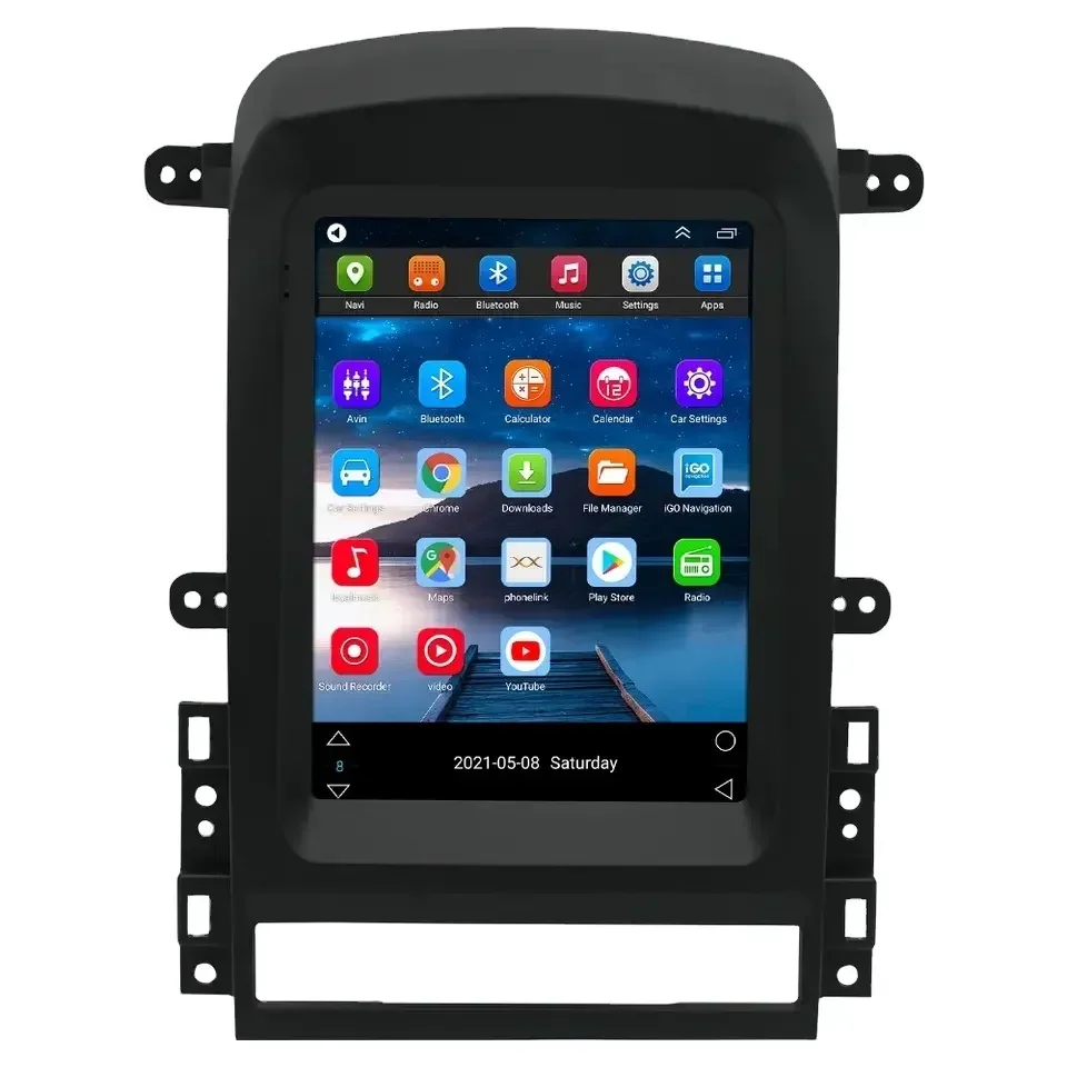 4+64g High Quality Full Screen Android Car Radio Audio GPS Player for Chevrolet Captiva 2006-2012