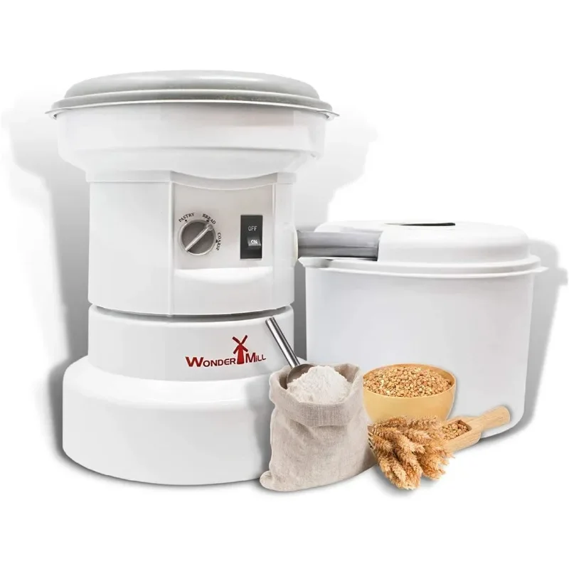 

Powerful High Speed Electric Grain Mill Grinder for Healthy Gluten-Free Flours - Grain Grinder Mill, Wheat Grinder