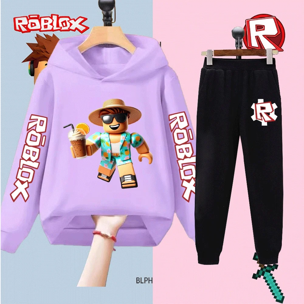 

Детские летние повседневные хлопковые шорты Roblox с мультяшным принтом Y2K, одежда для пляжного отдыха для мальчиков и девочек