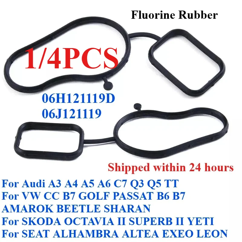 

1/4PCS Water Pump Seal Gaskets Seal 06H121119D 06J121119 For EA888 2.0 TSI Audi A3 A4 A5 A6 C7 Q3 Q5 TT VW CC GOLF PASSAT B6 B7